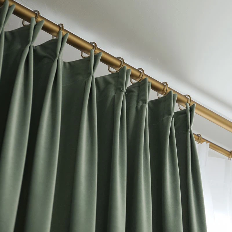 Curtain velvet fabric