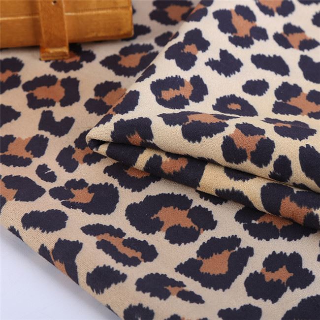 heavy weight printed suede fabric