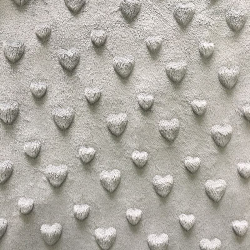 embossed of minky heart