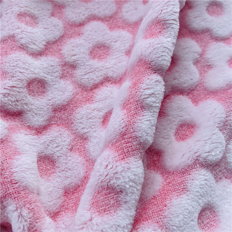 warm flannel fleece for winter blanket