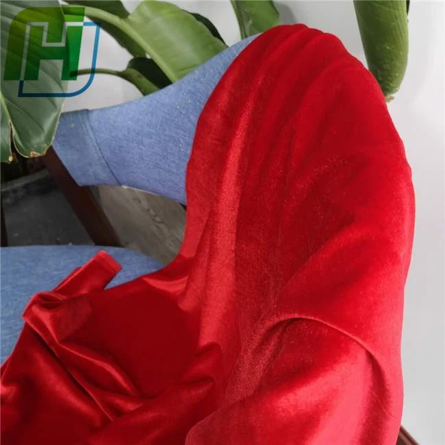 Plain Silk Velvet Fabric