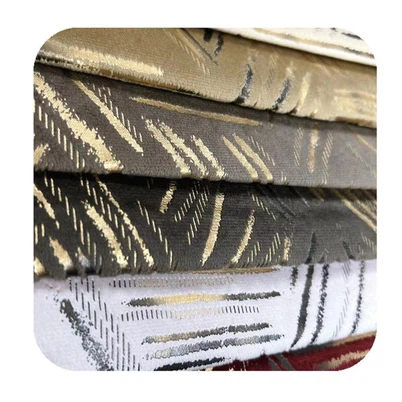 Arany bélyegző bársonyos kanapé szövet